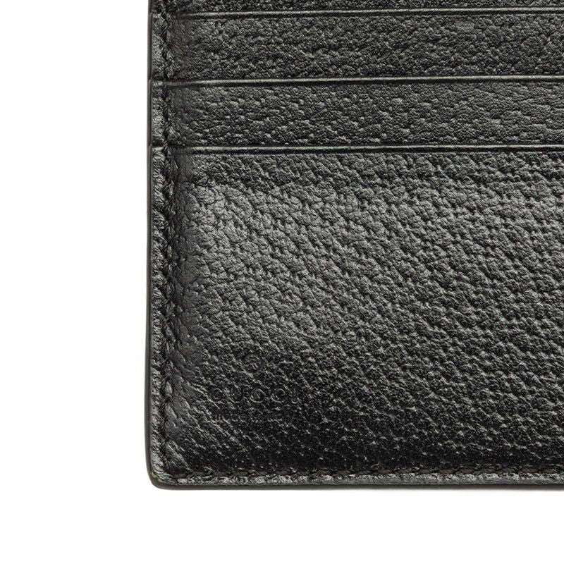 Gucci GG Marmont Bifold Wallet Compact Black Leather — view 7