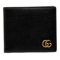 Gucci GG Marmont Bifold Wallet Compact Black Leather