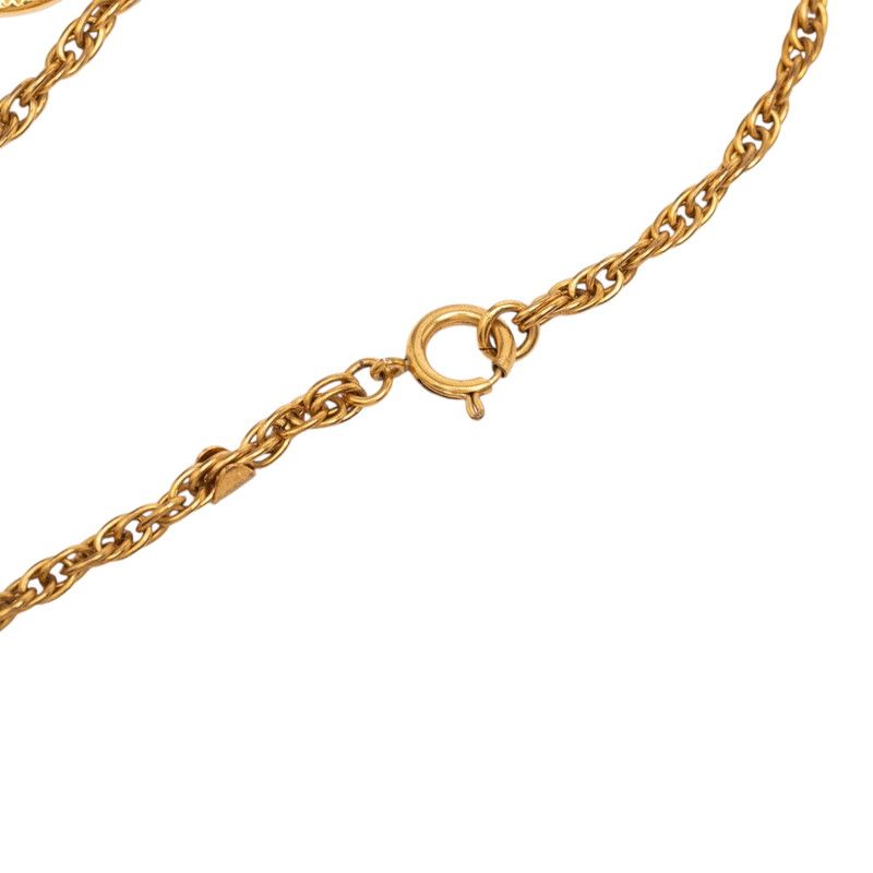 Chanel CC Logo Chain Pendant 93P Gold Plated — view 3