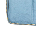 Gucci Swing Zip Around Bifold Wallet Blue Leather — view 6
