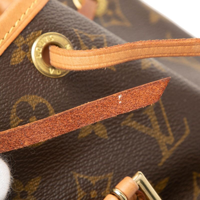 Louis Vuitton Monogram Mini Montsouris Backpack Brown Leather — view 7
