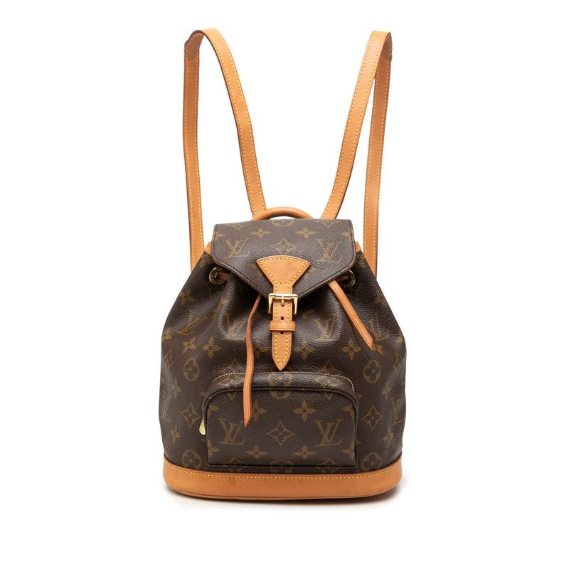 Louis Vuitton Monogram Mini Montsouris Backpack Brown Leather