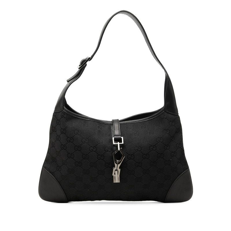 Gucci Jackie GG Canvas Bag Shoulder Black