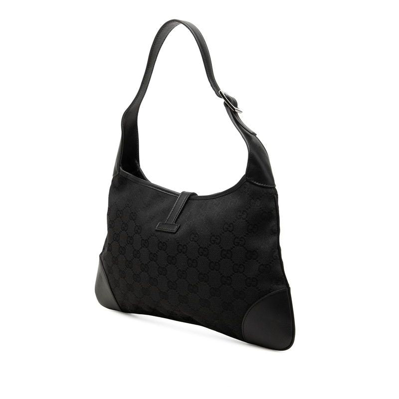 Gucci Jackie GG Canvas Bag Shoulder Black — view 2