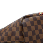 Louis Vuitton Damier Karakoram Neverfull MM Tote Shoulder Bag Brown Leather — view 5