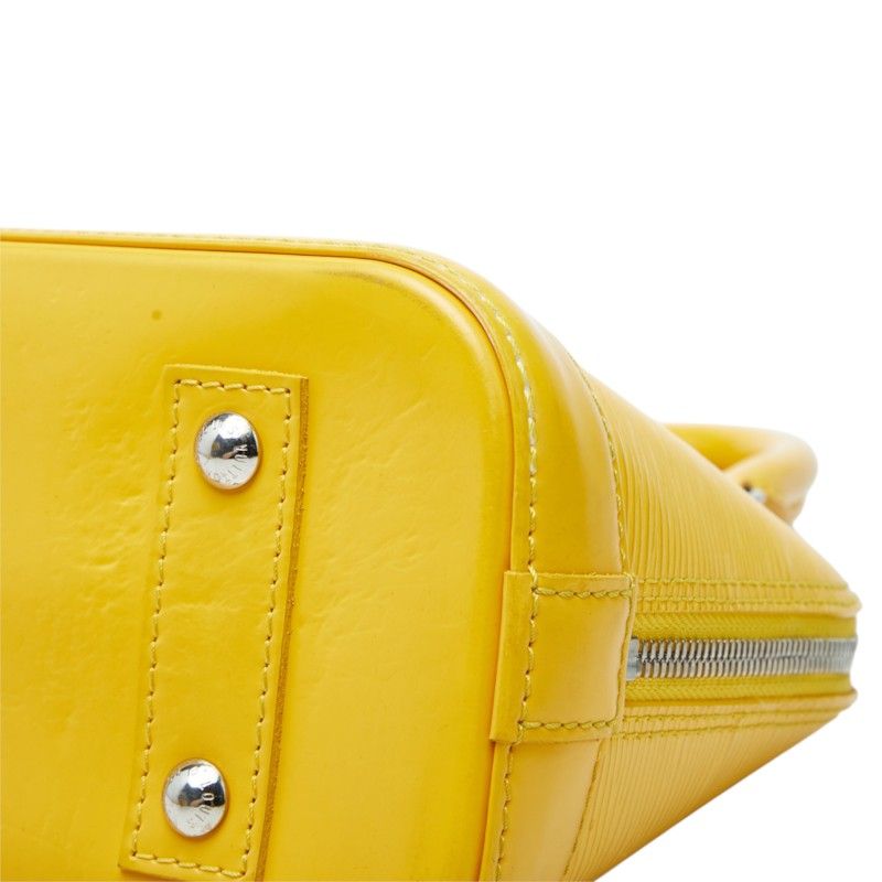 Louis Vuitton Epi Alma BB 2-Way Shoulder Bag Citron Yellow Leather — view 6