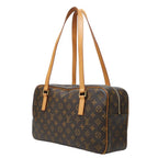 Louis Vuitton Monogram Cite GM Shoulder Bag Brown Leather — view 2