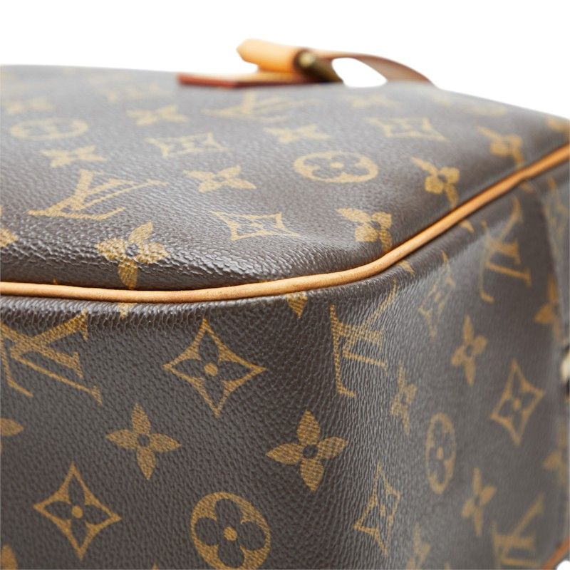 Louis Vuitton Monogram Cite GM Shoulder Bag Brown Leather — view 5