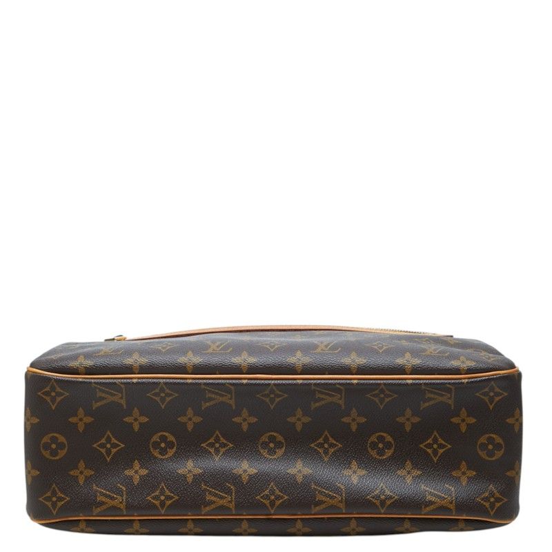 Louis Vuitton Monogram Cite GM Shoulder Bag Brown Leather — view 3