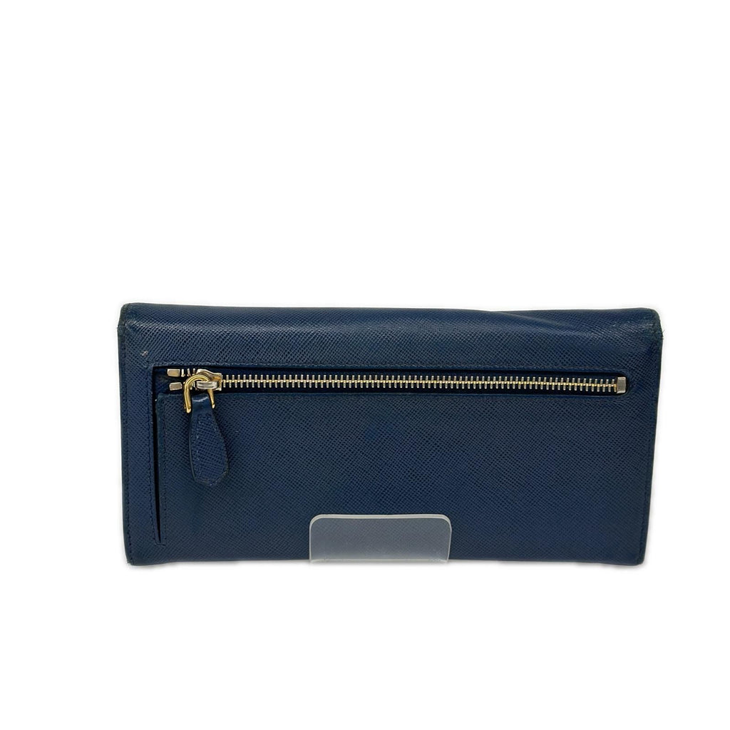 Prada Wallet Signs of Use Corner Blue — view 2