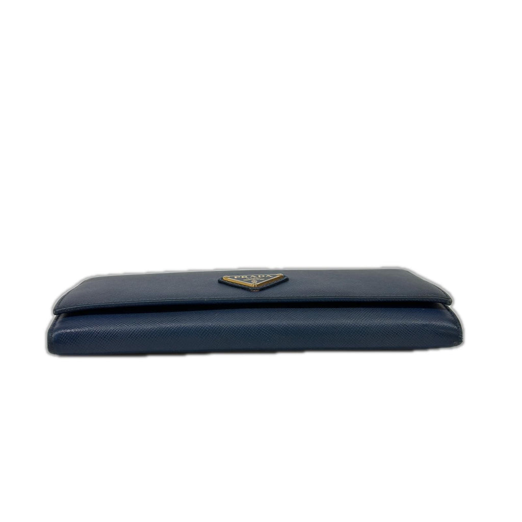 Prada Wallet Signs of Use Corner Blue — view 5