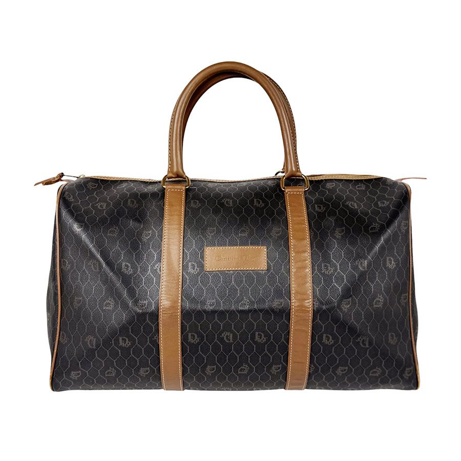 Dior Boston Bag Travel Bag Brown