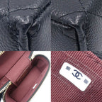 Chanel Bag Charm Classic Mini Quilted Grained Calfskin — view 6