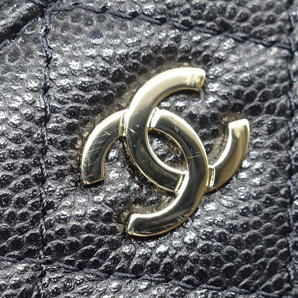 Chanel Bag Charm Classic Mini Quilted Grained Calfskin — view 2