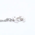 Chanel CC Logo Necklace Stamp Metal Rhinestone 43.0 — view 8