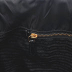Prada 2-Way Black Nylon Patent Tote Bag — view 8
