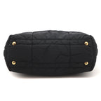 Prada 2-Way Black Nylon Patent Tote Bag — view 3