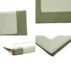 Celine Phoebe Philo Era Frame Bicolor Card Coin Purse Leather Green — view 8