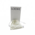 Loewe Anagram Bag Charm Key Holder Leather Brown Gold — view 8