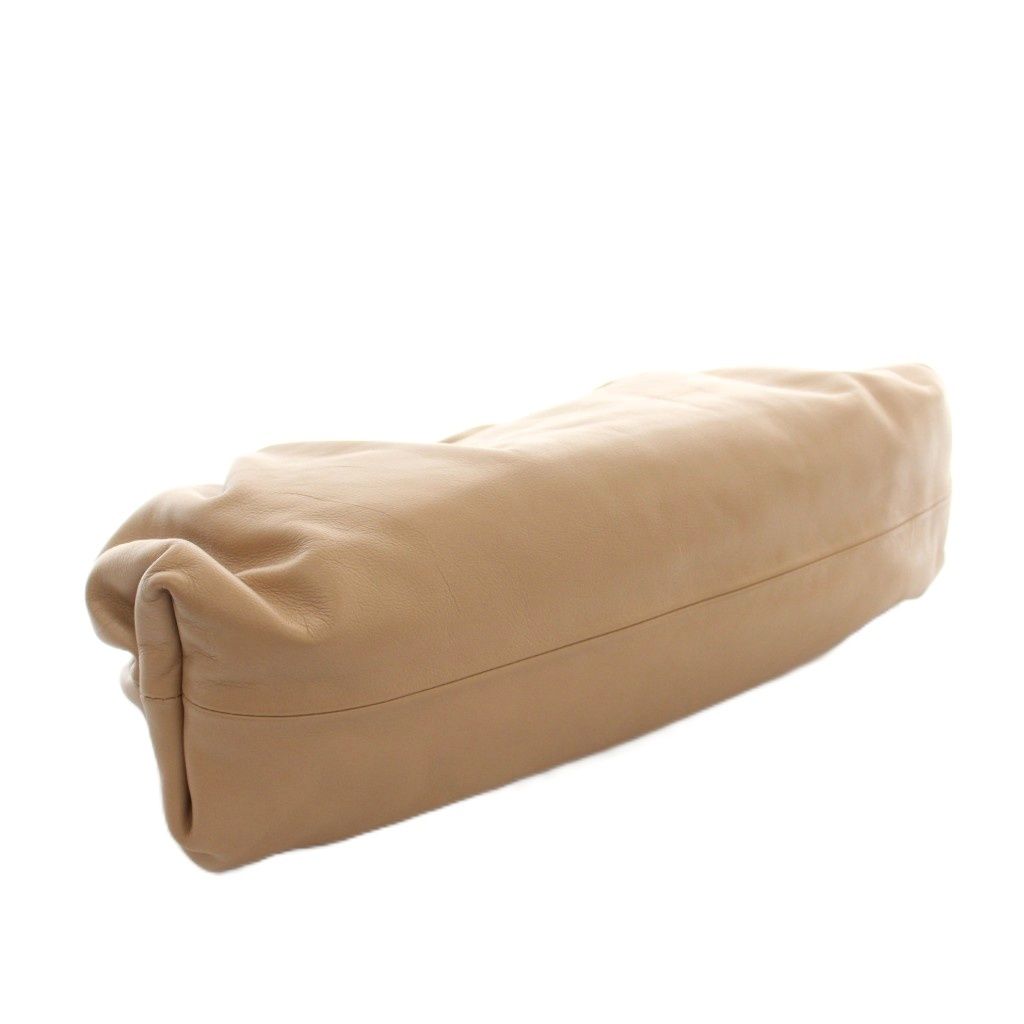 Bottega Veneta the Pouch Clutch Leather Solid Beige — view 6