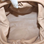 Bottega Veneta the Pouch Clutch Leather Solid Beige — view 5