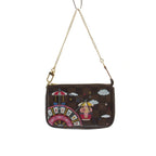 Louis Vuitton Mini Pochette Accessoires Vivienne Damier Pattern Brown