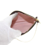 Louis Vuitton Mini Pochette Accessoires Vivienne Damier Pattern Brown — view 6