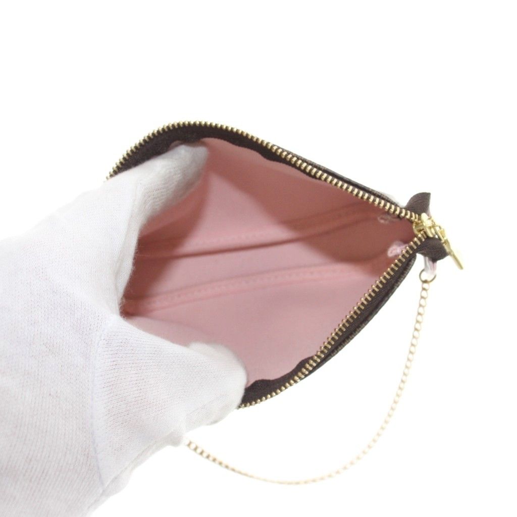 Louis Vuitton Mini Pochette Accessoires Vivienne Damier Pattern Brown — view 6