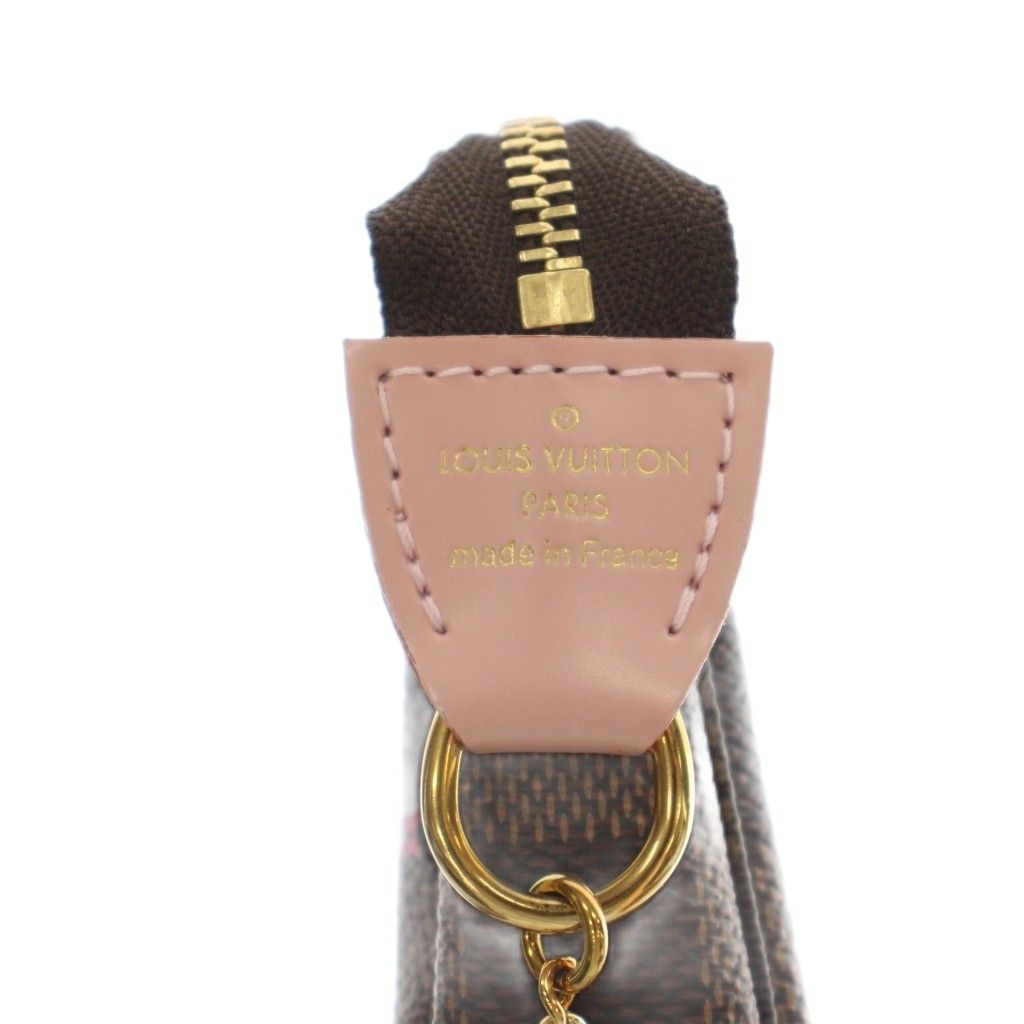 Louis Vuitton Mini Pochette Accessoires Vivienne Damier Pattern Brown — view 8