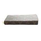 Louis Vuitton Zippy Wallet Zip Around Coin Purse Monogram Pattern Brown — view 4