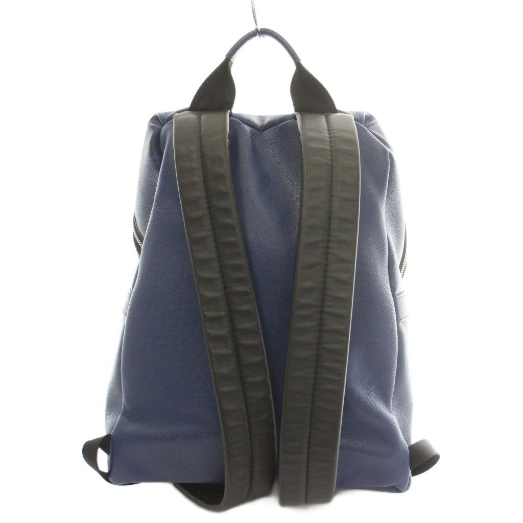 Louis Vuitton Taigarama Discovery Backpack Leather Monogram Canvas Logo Blue — view 3