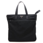 Prada Re-Nylon 2-Way Black Nylon Saffiano Tote Bag