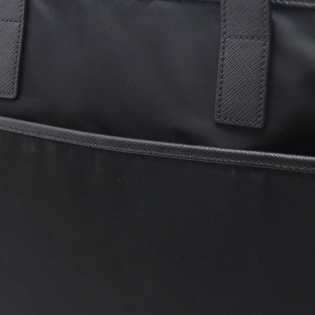 Prada Re-Nylon 2-Way Black Nylon Saffiano Tote Bag — view 5