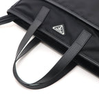 Prada Re-Nylon 2-Way Black Nylon Saffiano Tote Bag — view 4