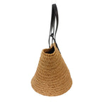 Saint Laurent Paris Panier Medium Basket Tote Bag Beige Black — view 3