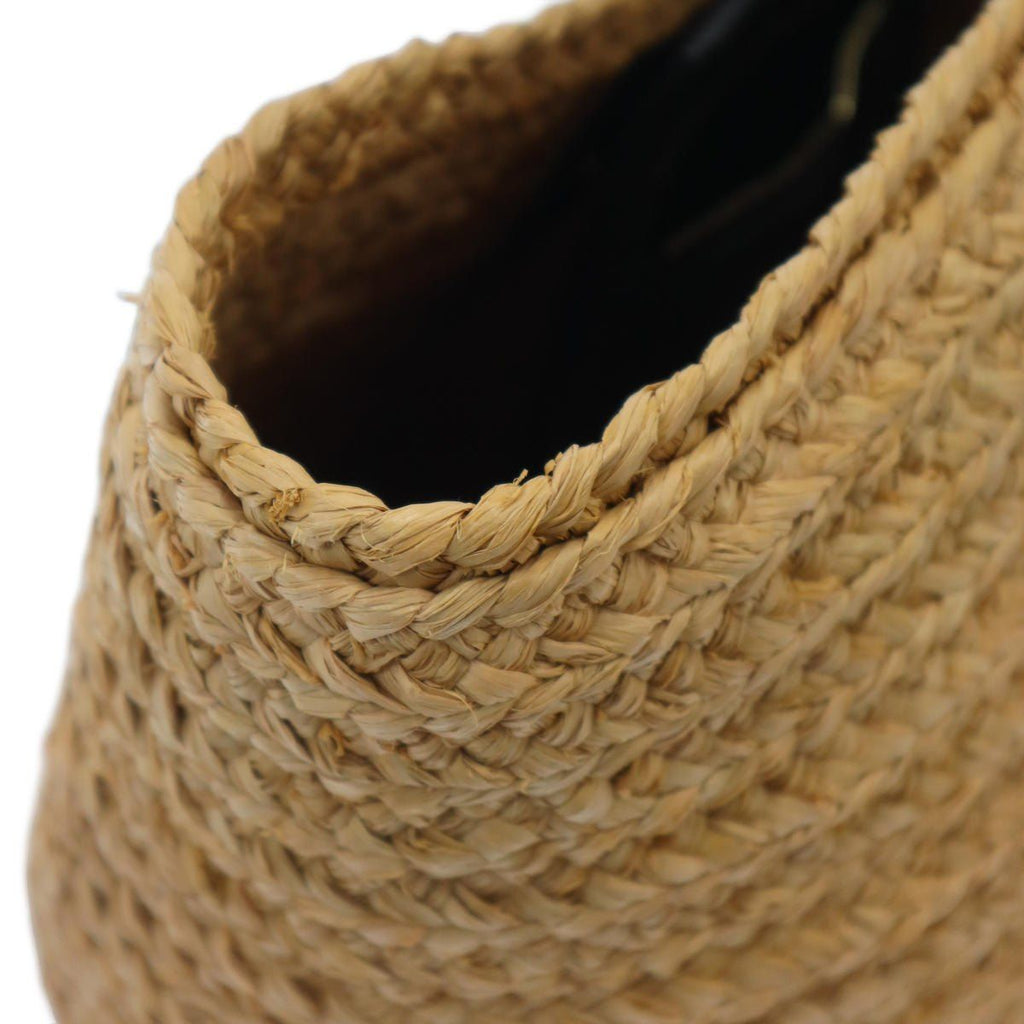 Saint Laurent Paris Panier Medium Basket Tote Bag Beige Black — view 7