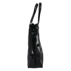 Prada Rete Ricamo Poi Sequin Dot Mesh Tote Bag Black — view 3