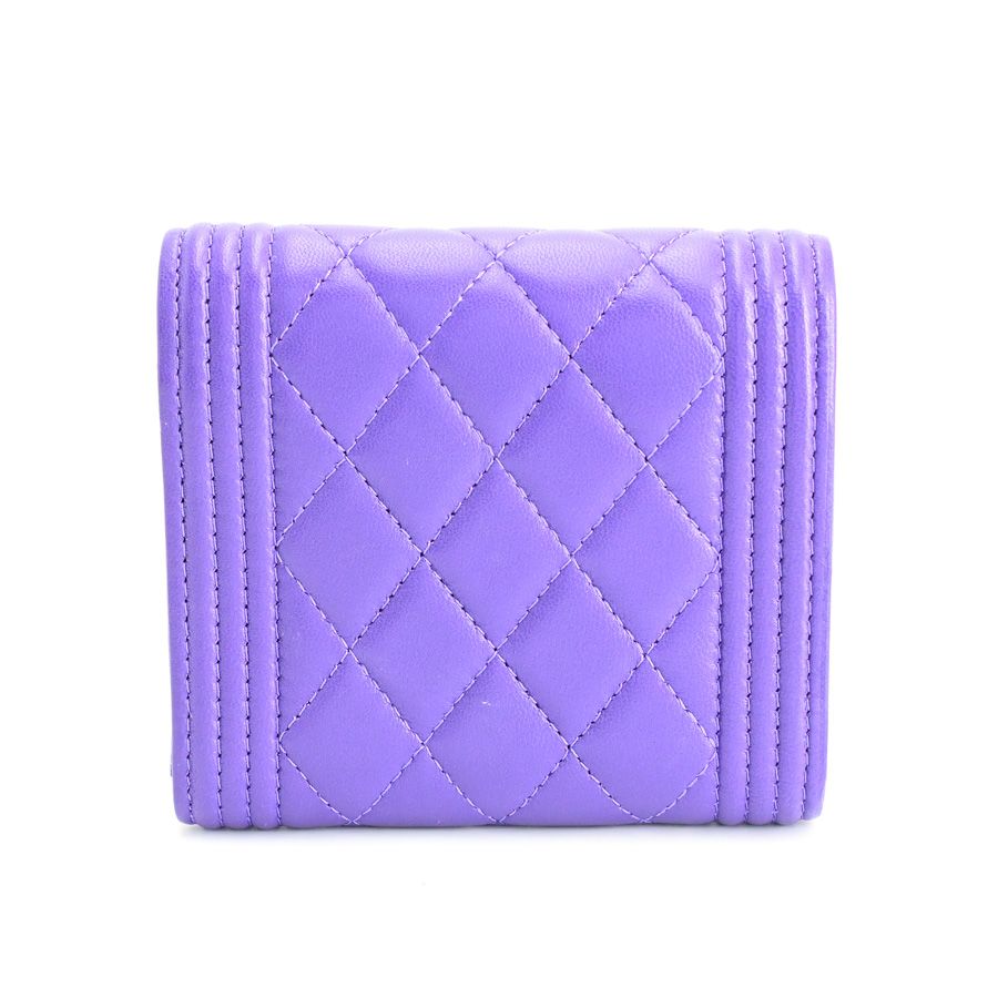 Chanel Medium Wallet Boy Small Flap — view 3