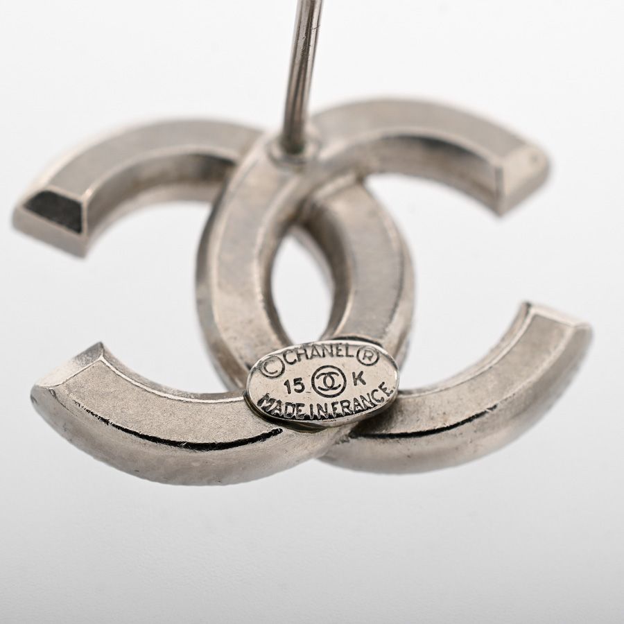 Chanel Earrings Silver — view 4