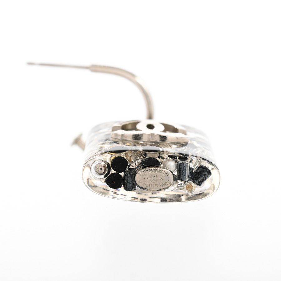 Chanel Earrings Silver — view 4