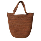 Loewe Slit Mini Raffia Leather 2-Way Tote Shoulder Bag — view 2