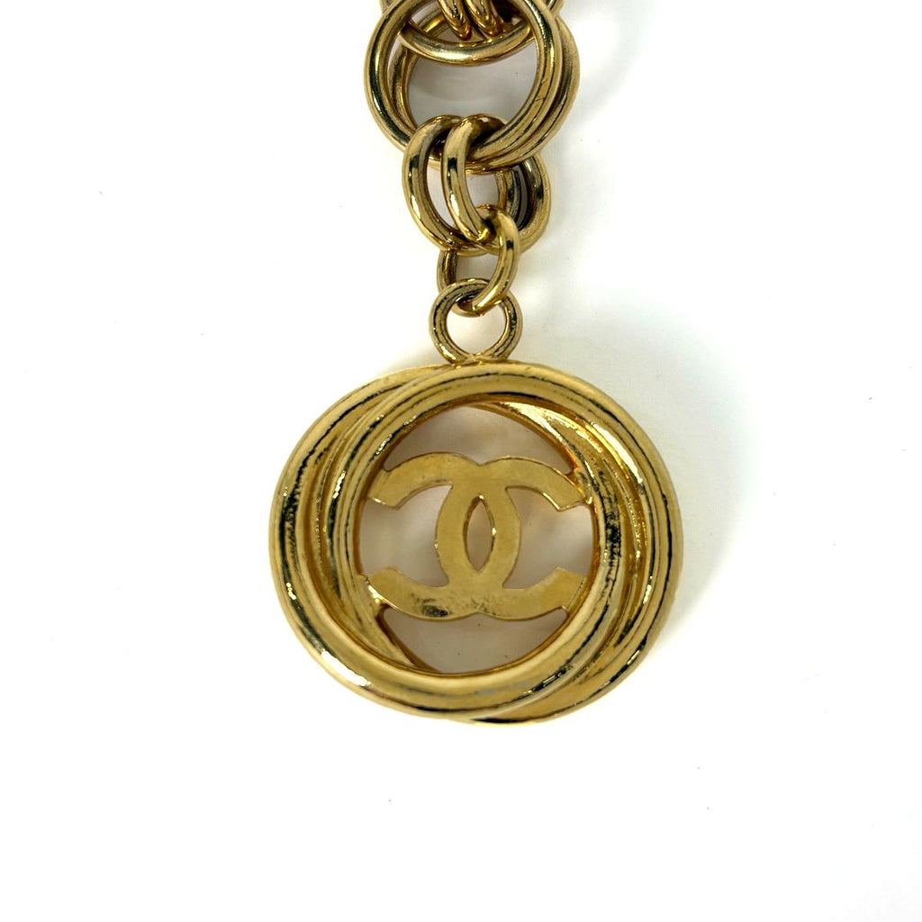 Chanel Belt CC Logo Chain Gold Plated — view 2