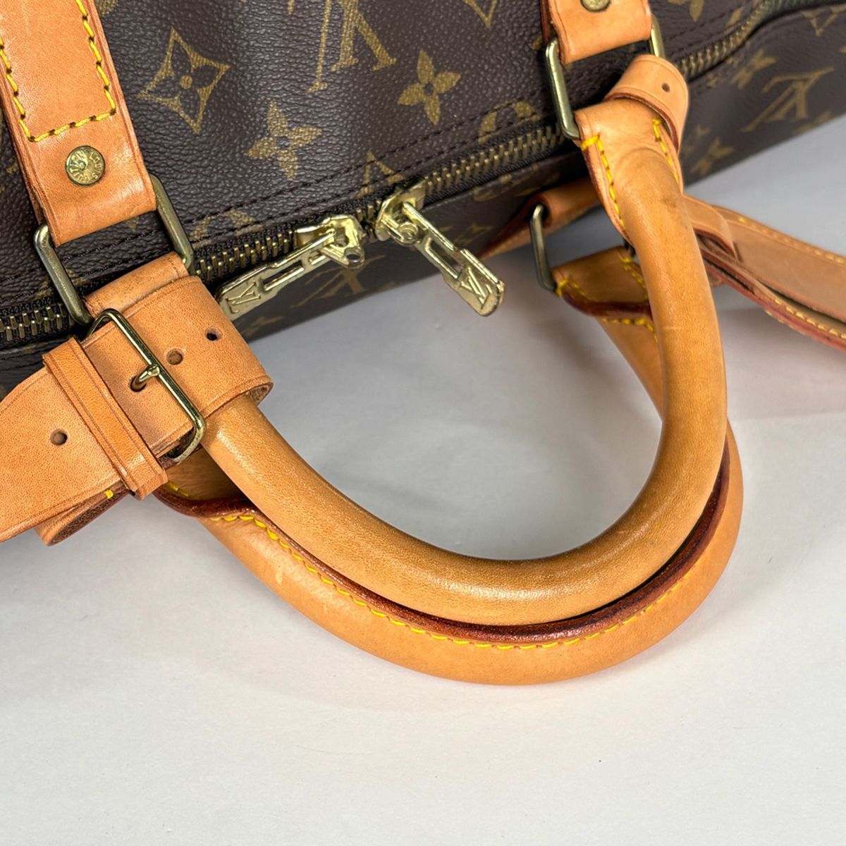 Louis Vuitton Keepall 55 Boston Bag Monogram Brown — view 8