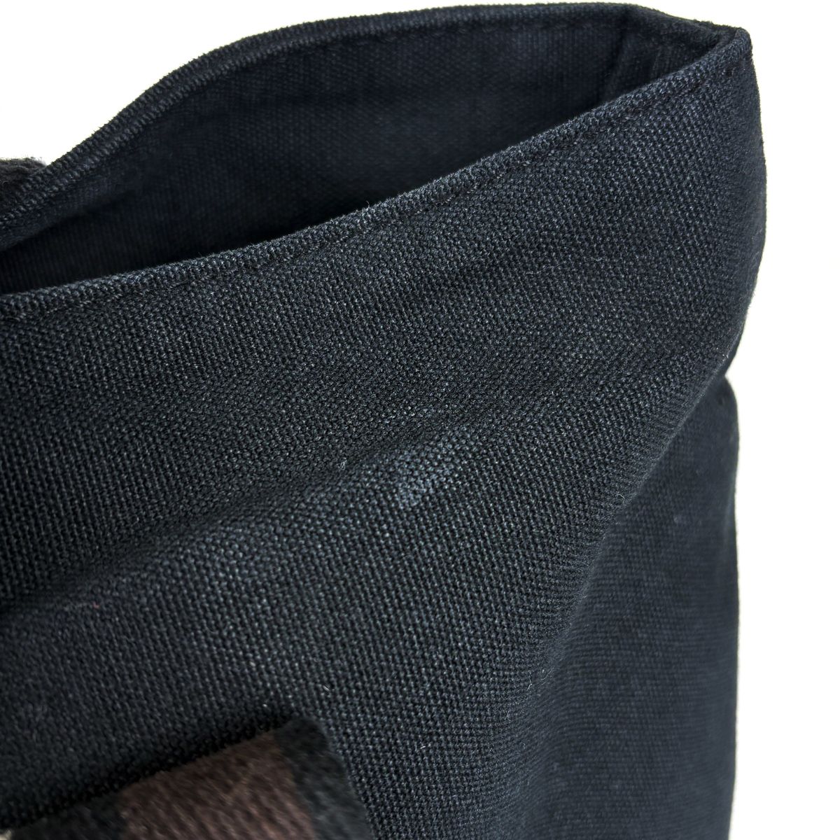 Hermes Troca Horizontal MM Tote Bag Canvas Black — view 5
