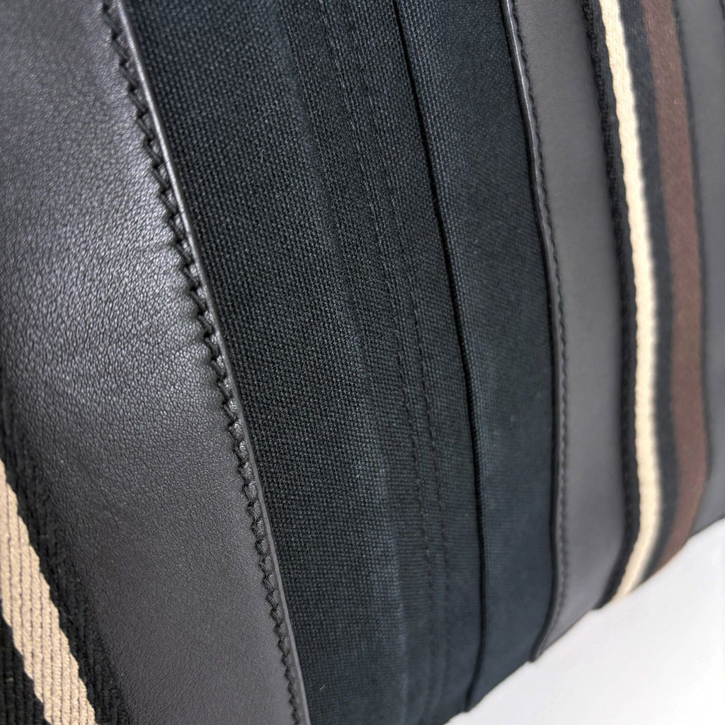 Hermes Troca Horizontal MM Tote Bag Canvas Black — view 4