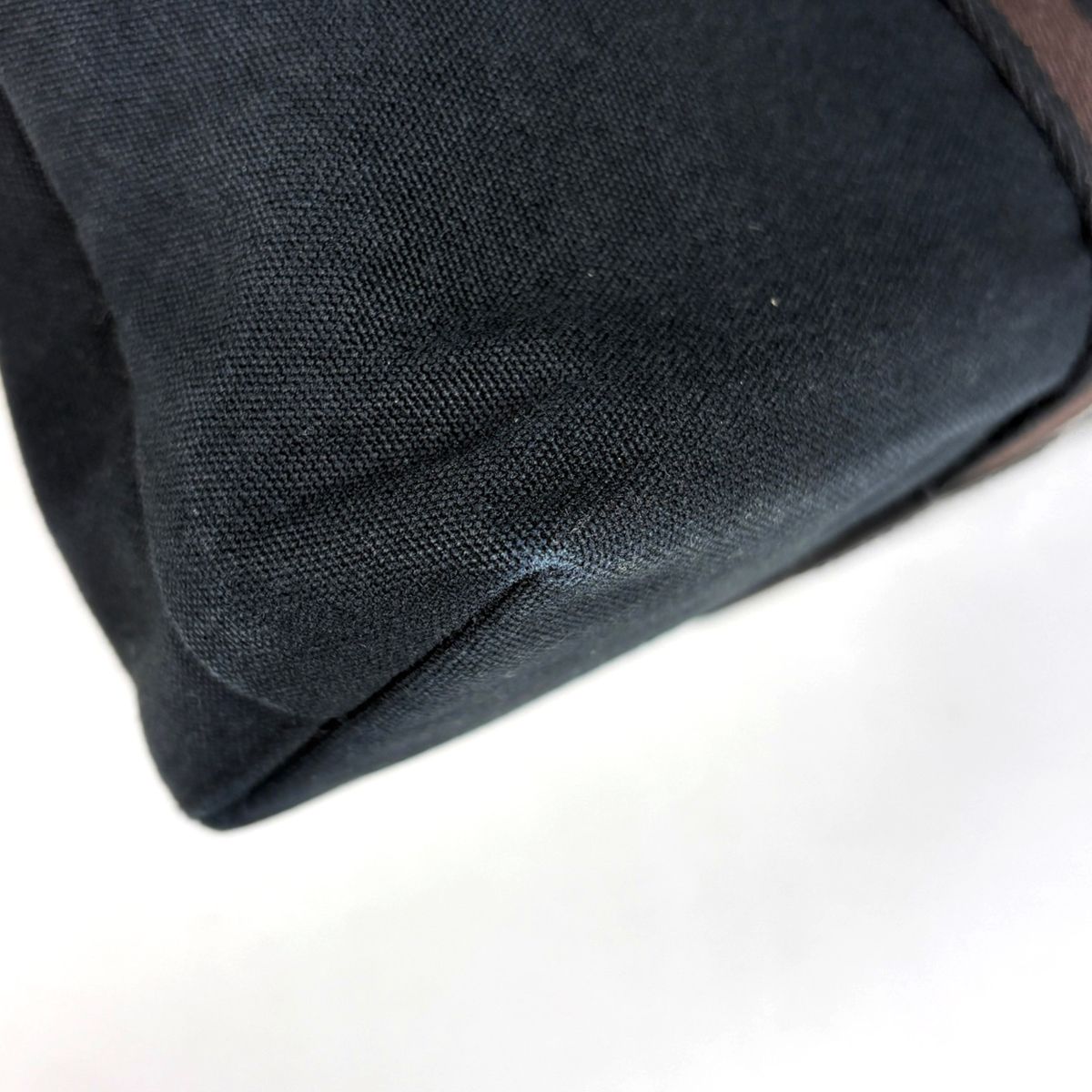 Hermes Troca Horizontal MM Tote Bag Canvas Black — view 3
