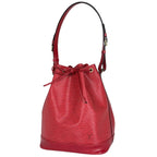 Louis Vuitton Noe Shoulder Bag Drawstring Epi Castilian Red