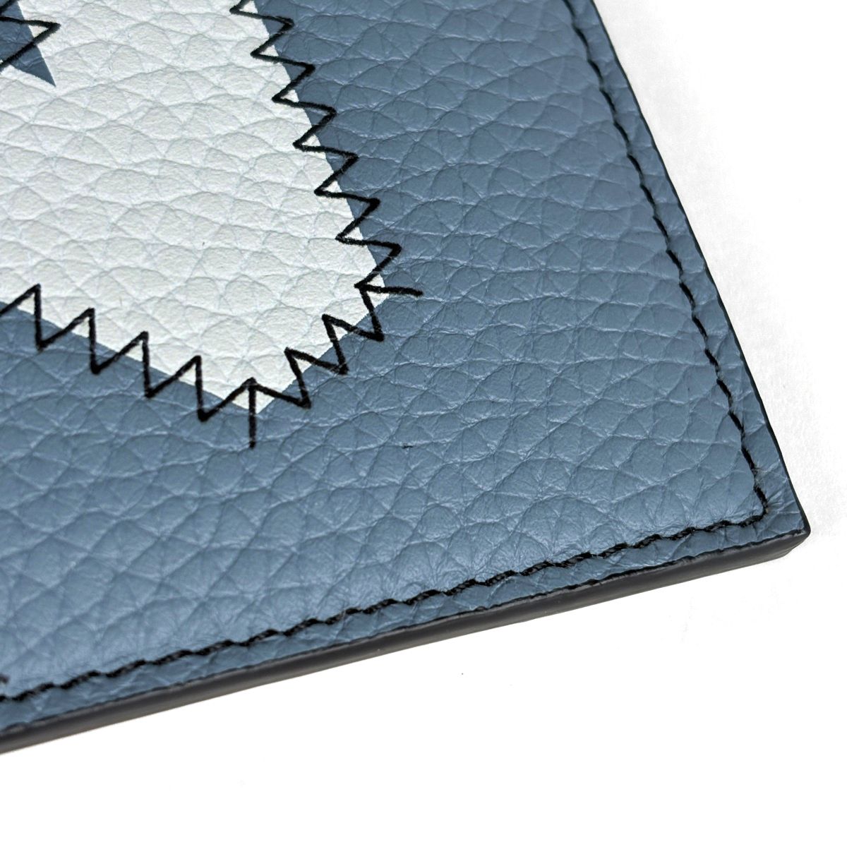 Louis Vuitton Coin Card Holder Purse Case Taurillon Blue White Yellow — view 4