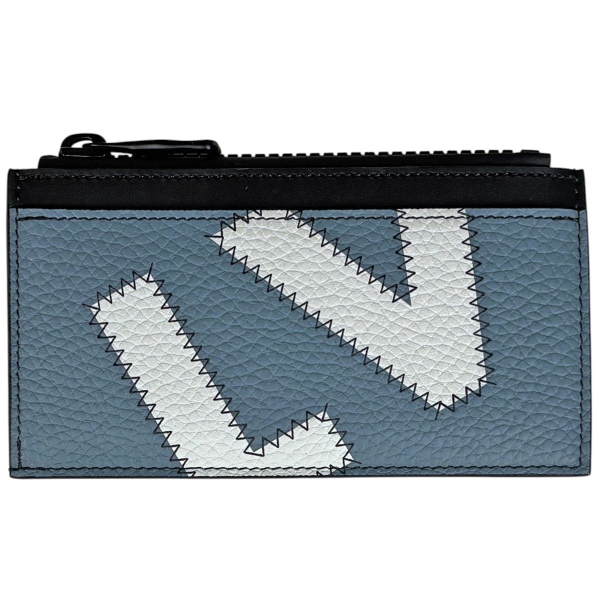Louis Vuitton Coin Card Holder Purse Case Taurillon Blue White Yellow