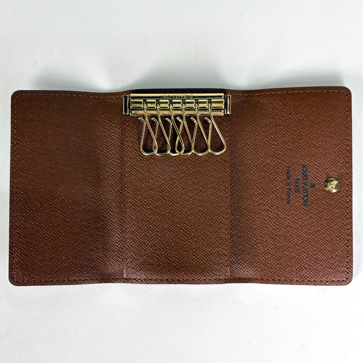 Louis Vuitton Multicles 6 Key Case Key Holder Key Hook Monogram Brown — view 5